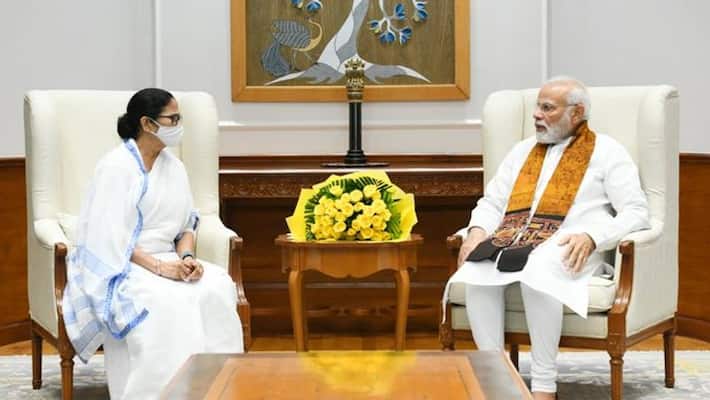 West Bengal CM Mamata Banerjee meets PM Modi in Delhi West Bengal CM Mamata Banerjee meets PM Modi in Delhi