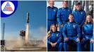 6 people traveled in jeff Bezos Blue Origin ship New Shepard spacecraft went up 107 KM One ticket worth 10 crores san