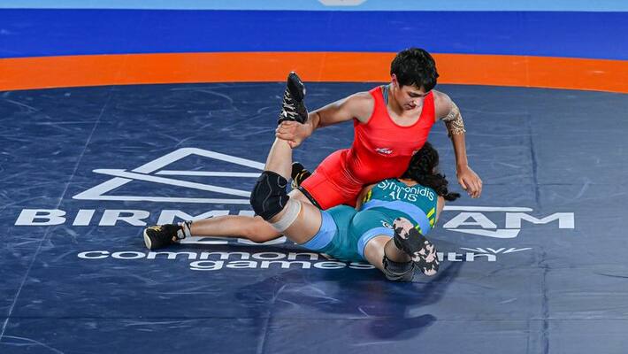 Commonwealth Games: Anshu Malik wins Silver medal in Freestye Wrestling Commonwealth Games: Anshu Malik wins Silver medal in Freestye Wrestling