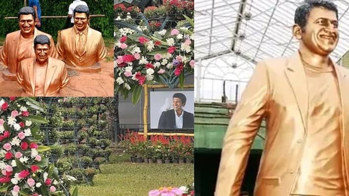 Dr raj and punit raj kumars life blossom in lal bag flowers show bengaluru rav Dr raj and punit raj kumars life blossom in lal bag flowers show bengaluru rav