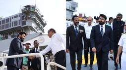 actor mohanlal share ins vikrant visit photos
