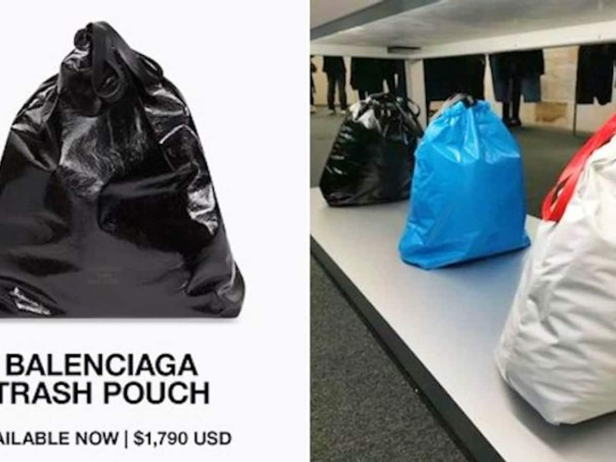 Balenciaga's Trash-Bag Pouch  Balenciaga's Viral Rubbish Bag