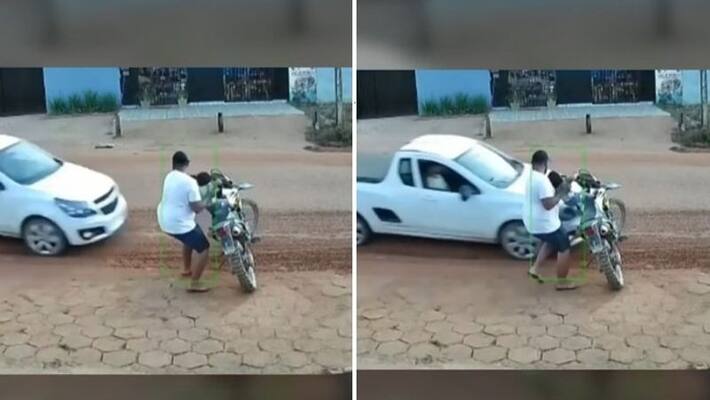 father saves childs life from an accident and its video goes viral father saves childs life from an accident and its video goes viral