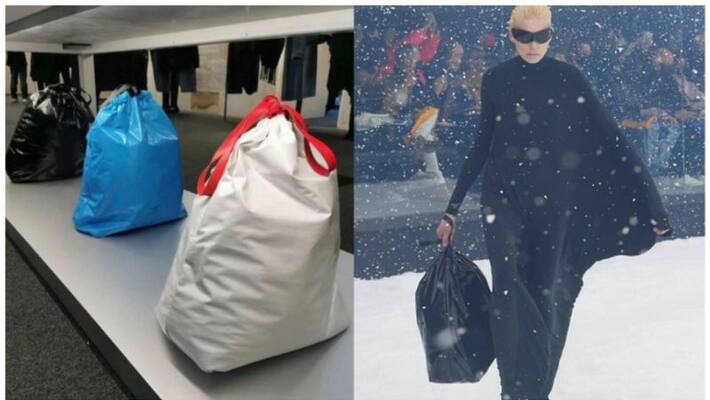 Pictures of balenciagas trash pouch worth Rs 1.4 lakh go viral Pictures of balenciagas trash pouch worth Rs 1.4 lakh go viral