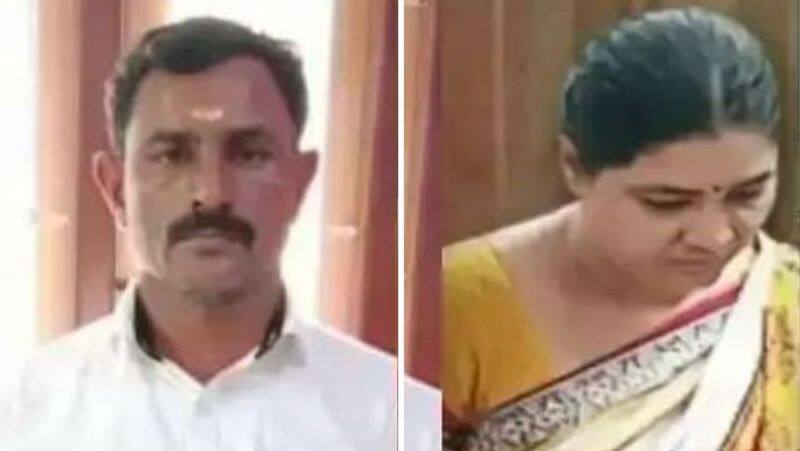 beating the husband to death along with his relatives and blaming the son on it has created a stir at dindigul