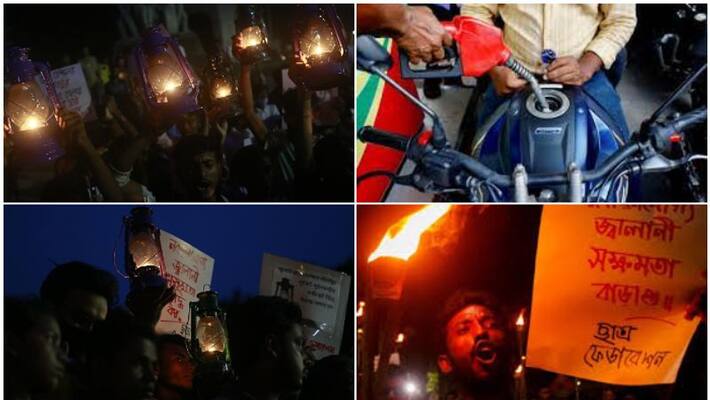 energy crisis in bangladesh.. fuel price hiked by 52 percent.. massive protest erupts energy crisis in bangladesh.. fuel price hiked by 52 percent.. massive protest erupts