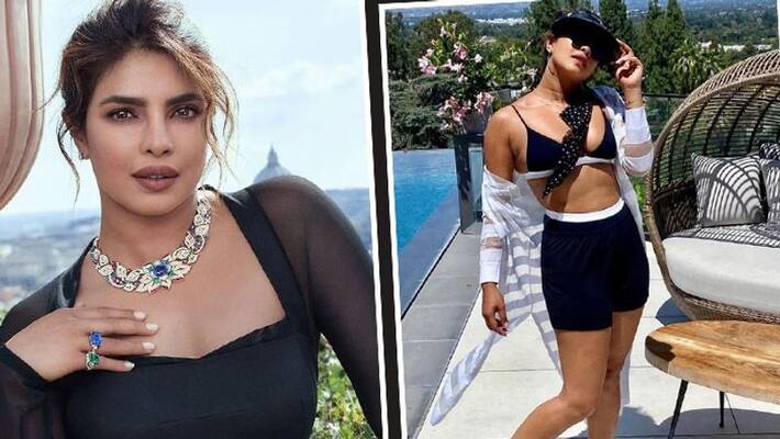 Priyanka Chopra wore a black bikini in her latest sun kissed photos bRD Priyanka Chopra wore a black bikini in her latest sun kissed photos bRD