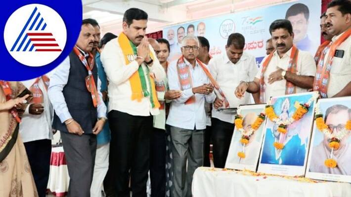 Yeddyurappa efforts in the development of Shikaripura immense says Vijayendra Shivamogga rav Yeddyurappa efforts in the development of Shikaripura immense says Vijayendra Shivamogga rav