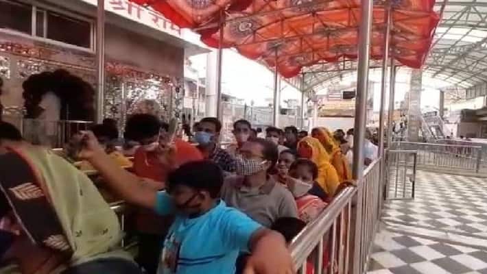 sikar news khatu shyam ji temple accident Darshan resumes after stampede kpr sikar news khatu shyam ji temple accident Darshan resumes after stampede kpr