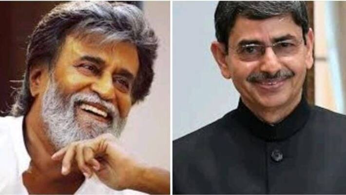 Actor Rajinikanth met and talked with the Governor of Tamil Nadu Actor Rajinikanth met and talked with the Governor of Tamil Nadu