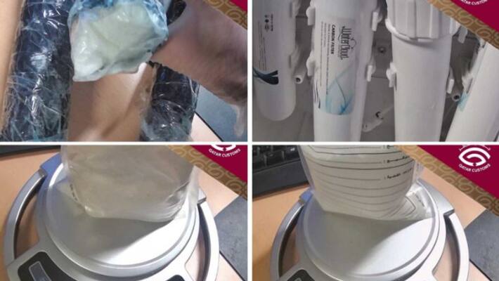 Qatar Customs foils an attempt to smuggle narcotics hidden in water filters Qatar Customs foils an attempt to smuggle narcotics hidden in water filters