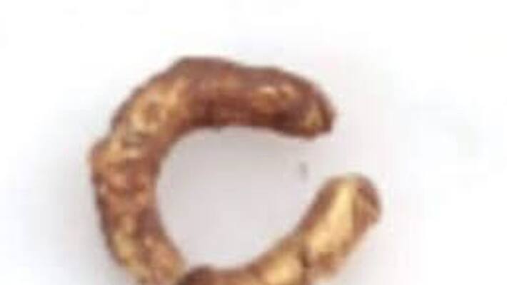Gold bronze found in Adichanallur excavation Gold bronze found in Adichanallur excavation