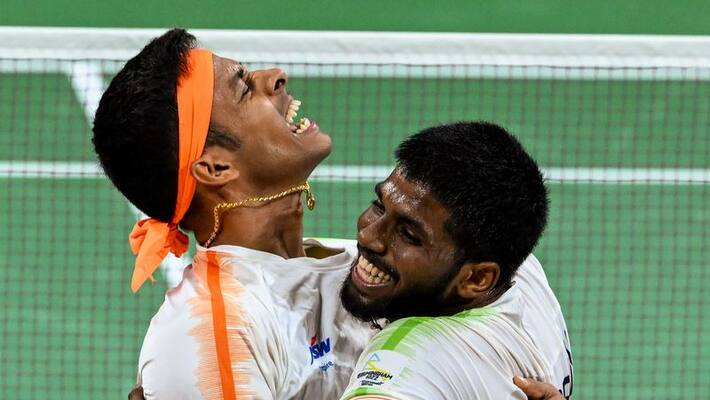 satwiksairaj rankireddy and chirag shetty won gold medal in Badminton Mens doubls at Commonwealth Games 2022 spb satwiksairaj rankireddy and chirag shetty won gold medal in Badminton Mens doubls at Commonwealth Games 2022 spb