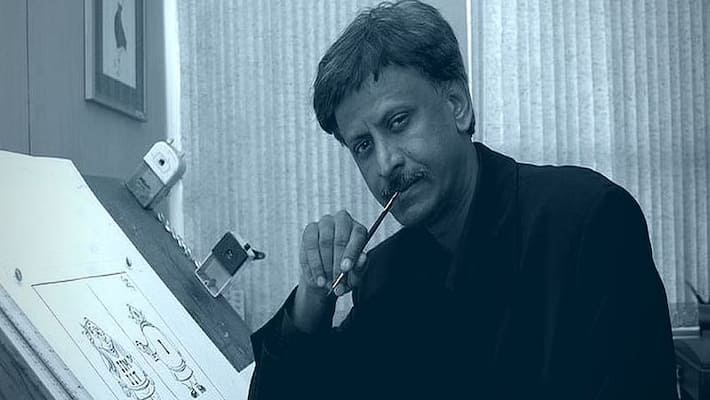 Independence Day 2022 Rajasthan Bikaner cartoonist Sudhir Tailang made the first cartoon at the age of 10 stb Independence Day 2022 Rajasthan Bikaner cartoonist Sudhir Tailang made the first cartoon at the age of 10 stb