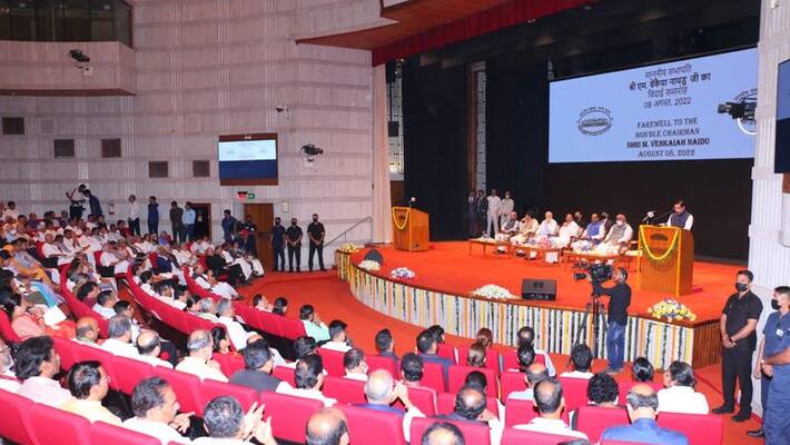 Union Minister pralhad joshi Speeks In Kannada about Venkaiah Naidu In Delhi rbj Union Minister pralhad joshi Speeks In Kannada about Venkaiah Naidu In Delhi rbj