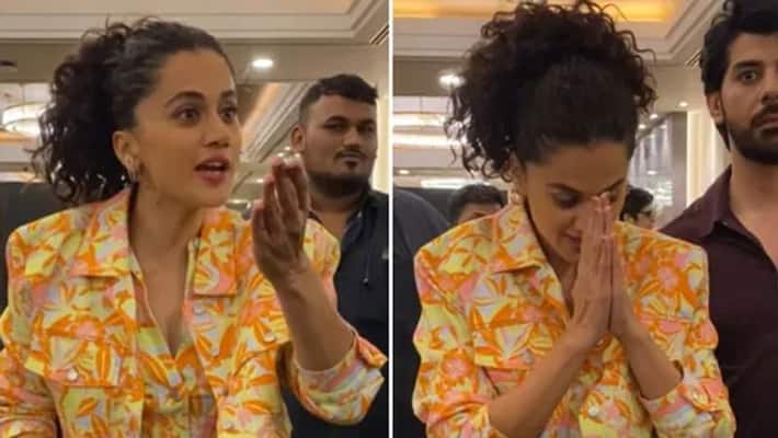 taapsee pannu film dobaaraa actress fight with paparazzi and says everytime actor is worng KPJ taapsee pannu film dobaaraa actress fight with paparazzi and says everytime actor is worng KPJ