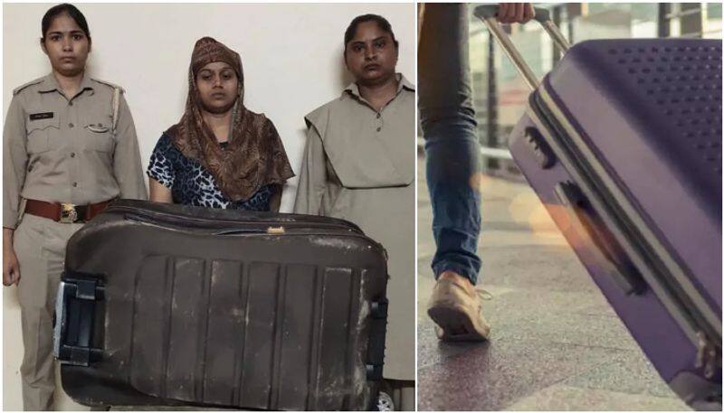 Woman caught with body of her partner in trolley bag in uttar pradesh