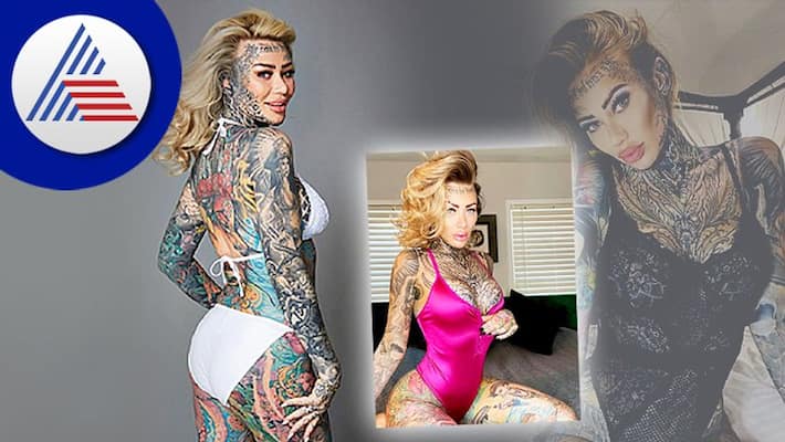 Britains Most Tattooed Woman Becky Holt Sets New Record Vin Britains Most Tattooed Woman Becky Holt Sets New Record Vin