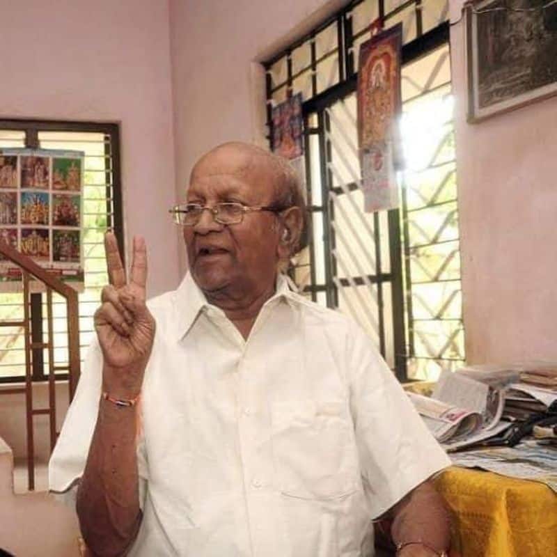 AIADMK first MP Mayadevar passed away today at dindigul