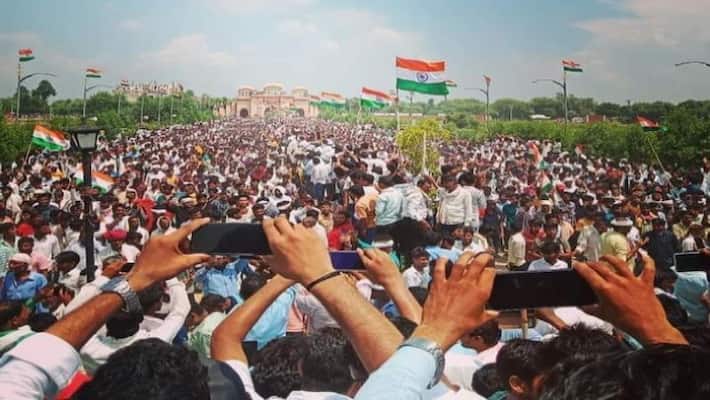 jaipur news dausa MP kirodi lal meena with 2 lakhs supporter people coming in city on protest of ERCP matter sca jaipur news dausa MP kirodi lal meena with 2 lakhs supporter people coming in city on protest of ERCP matter sca