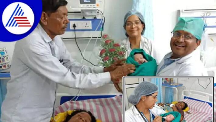 in Rajasthan after 54 years of marriage 75 year old Gopichand wife 70 year Chandravati give birth to son san in Rajasthan after 54 years of marriage 75 year old Gopichand wife 70 year Chandravati give birth to son san
