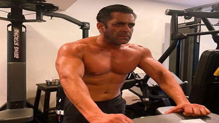 56 year old Salman Khan shared a fit body shared a shirtless picture from the gym rps 56 year old Salman Khan shared a fit body shared a shirtless picture from the gym rps