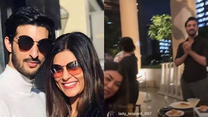 Sushmita Sen parties with Ex boyfriend Rohman Shawl on Mothers b'day AKA Sushmita Sen parties with Ex boyfriend Rohman Shawl on Mothers b'day AKA