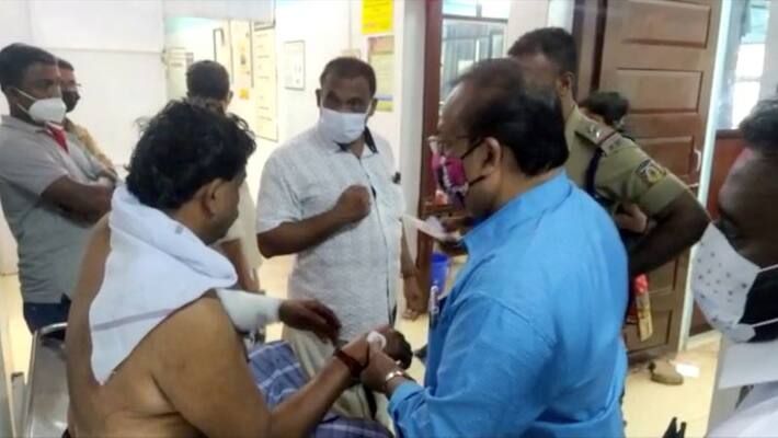 Accused attempted to suicide in police station Kollam Accused attempted to suicide in police station Kollam