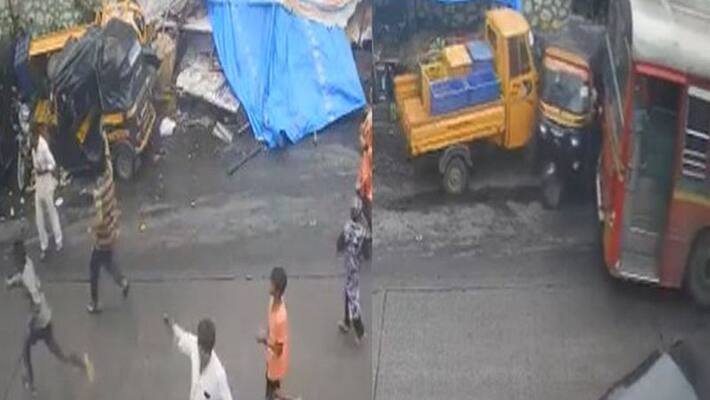 mumbai news over speed bus damaged auto kurla mumbai pwt mumbai news over speed bus damaged auto kurla mumbai pwt