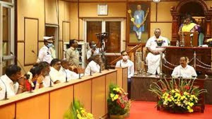 Puducherry Legislative Assembly adjourned indefinitely Puducherry Legislative Assembly adjourned indefinitely