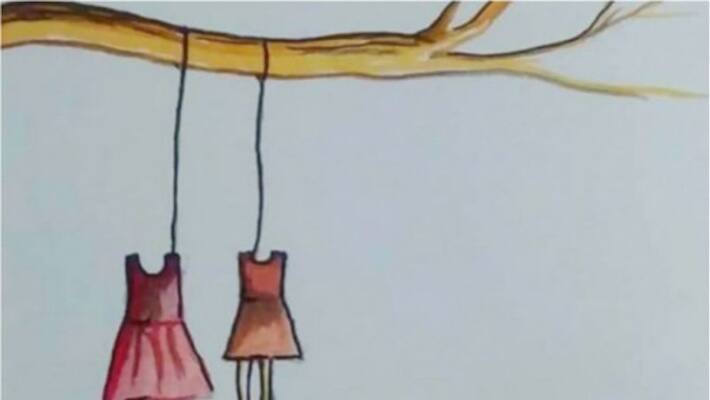 Minor Dalit sisters hanged Minor Dalit sisters hanged