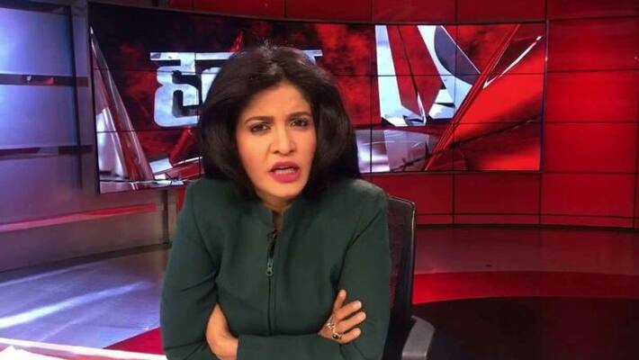 Aaj Tak Anjana Om Kashyap heckled in Bihar as hecklers draw online support from Congress supporters mda Aaj Tak Anjana Om Kashyap heckled in Bihar as hecklers draw online support from Congress supporters mda
