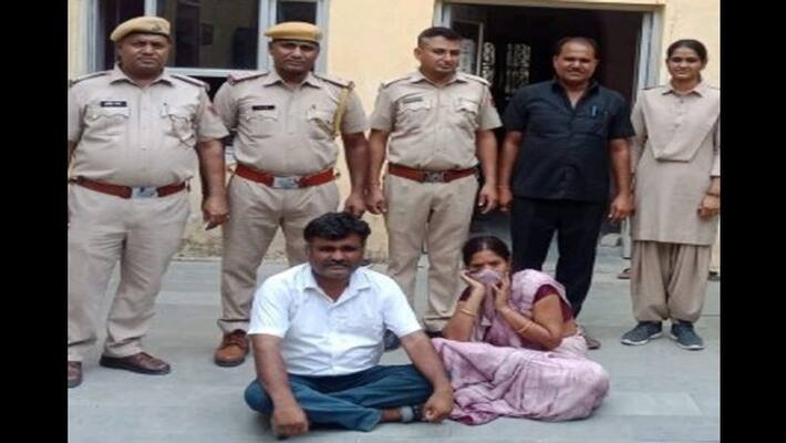 kota news police arrested husband wife who cheated farmer and want to runaway with there looted money sca kota news police arrested husband wife who cheated farmer and want to runaway with there looted money sca