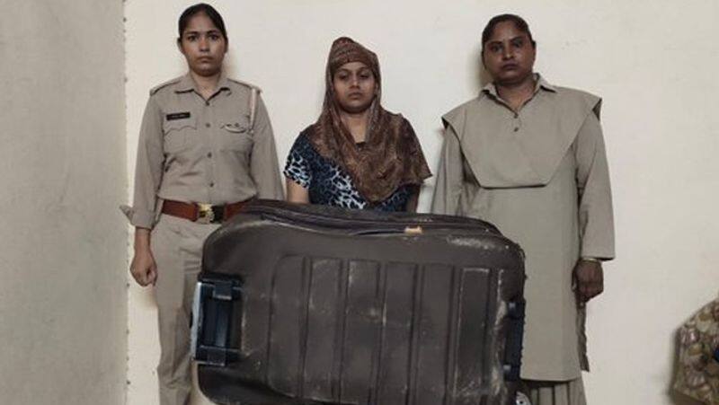 Woman caught with body of her partner in trolley bag in uttar pradesh