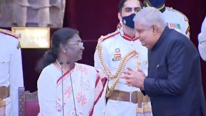 Jagdeep Dhankhar Takes Oath As 14th Vice President Of India Jagdeep Dhankhar Takes Oath As 14th Vice President Of India