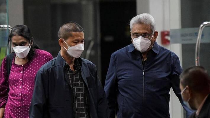gotabaya rajapakse went to thailand from singapore gotabaya rajapakse went to thailand from singapore