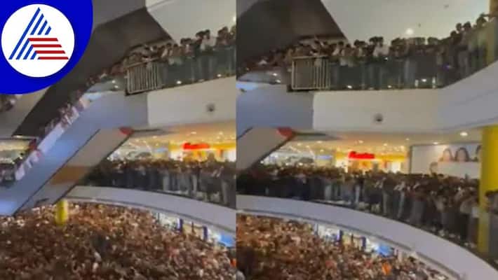 Malayalam film Thallumaala Team cancelled film promotion in mall after watching uncontrollable crowd in HiLITE Mall in Kozhikode akb Malayalam film Thallumaala Team cancelled film promotion in mall after watching uncontrollable crowd in HiLITE Mall in Kozhikode akb