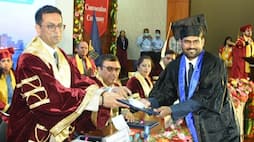 Abhinav Kumar Received Vice-Chancellor's Gold Medal from Hon'ble Chancellor Justice D Y Chandrachur