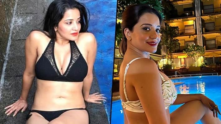 Monalisa Ki Chudai Xxx Video - Monalisa SEXY photos: Bhojpuri actress' HOT avatar in 'two-piece only' (See  Pictures)