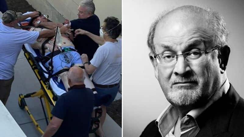 Salman Rushdie may lose an eye and is on life support after being stabbed at a New York event.