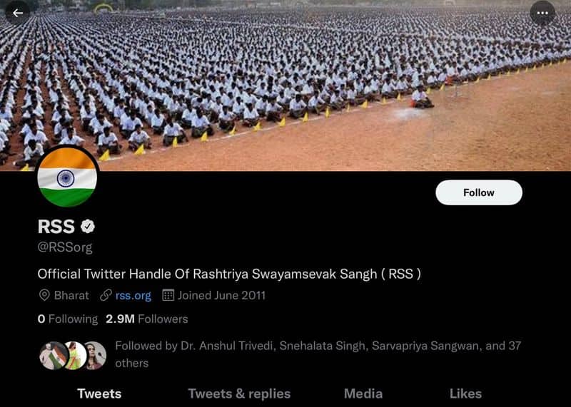 RSS updates the profile pictures on its social media accounts to include a national flag.