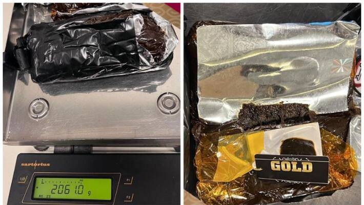 Qatar Customs seizes hashish hidden in inside the luggage and thwarted an attempt to smuggle Qatar Customs seizes hashish hidden in inside the luggage and thwarted an attempt to smuggle