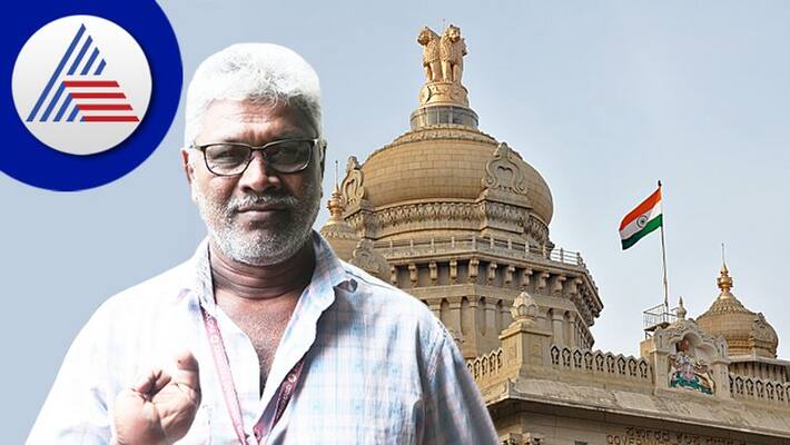 Fingerless Hand Anthony Das Hoists the National Flag on the Vidhana Soudha in Bengaluru grg Fingerless Hand Anthony Das Hoists the National Flag on the Vidhana Soudha in Bengaluru grg