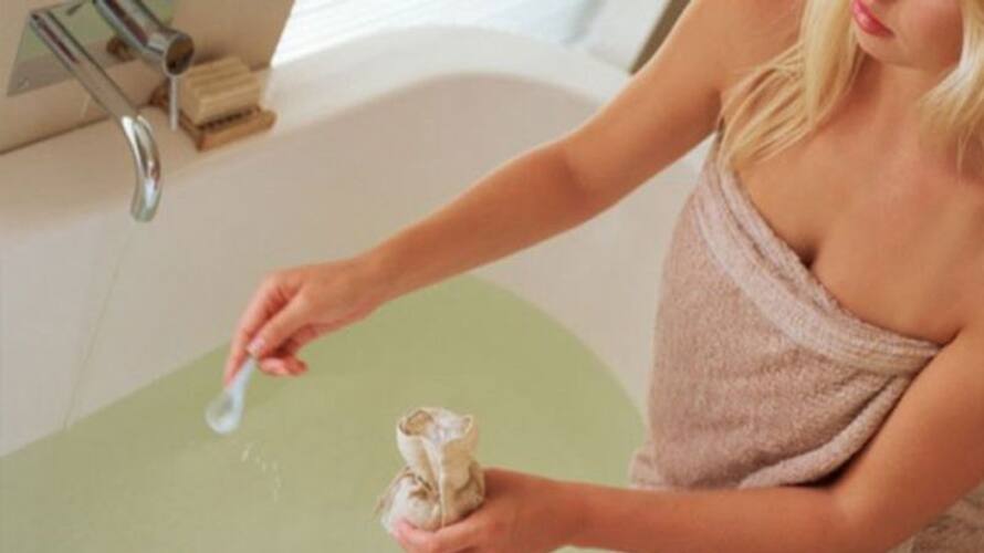 Use salt to protect skin beauty like this! Use salt to protect skin beauty like this!
