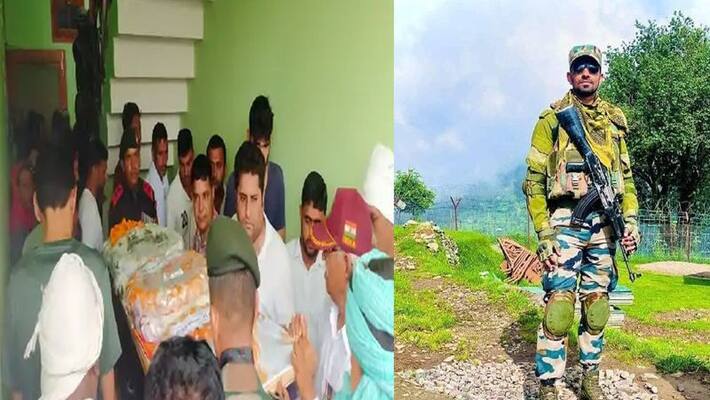 hisar news Martyr nishant malik funeral terrorist attack pwt hisar news Martyr nishant malik funeral terrorist attack pwt