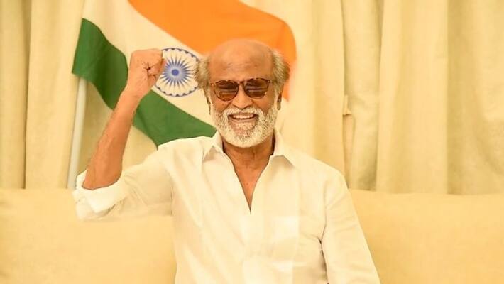 Rajinikanth Request everyone to tie National flag infront of their house to celebrate 75th Independence Day Rajinikanth Request everyone to tie National flag infront of their house to celebrate 75th Independence Day