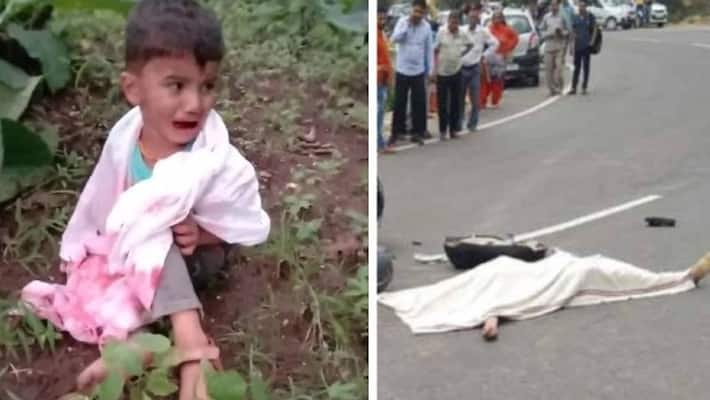 khandwa news father and brother die in road accident in front of son kpr khandwa news father and brother die in road accident in front of son kpr