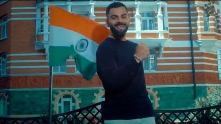 Virat Kohli Change his twitter Instagram profile picture with Indian Flag ahead of 75th Independence day spb Virat Kohli Change his twitter Instagram profile picture with Indian Flag ahead of 75th Independence day spb
