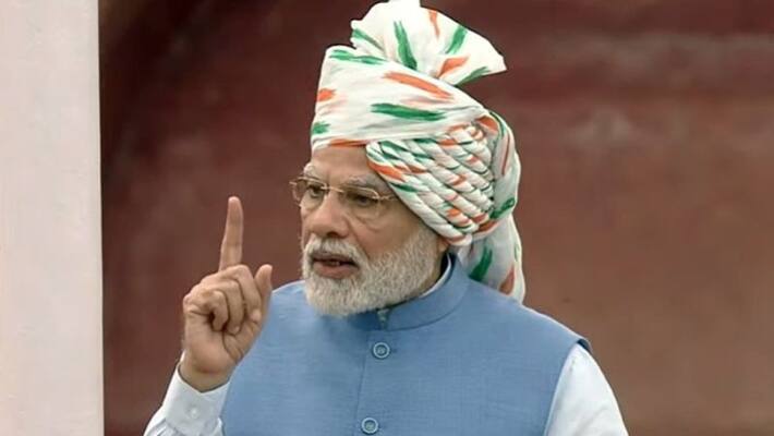 Independence Day 2022.. PM Modi Turban With Tricolour Print Independence Day 2022.. PM Modi Turban With Tricolour Print