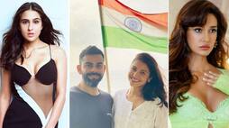 Anushka Sharma Virat Kohli to Sara Ali Khan Disha Patani stars fans on Independence Day drb